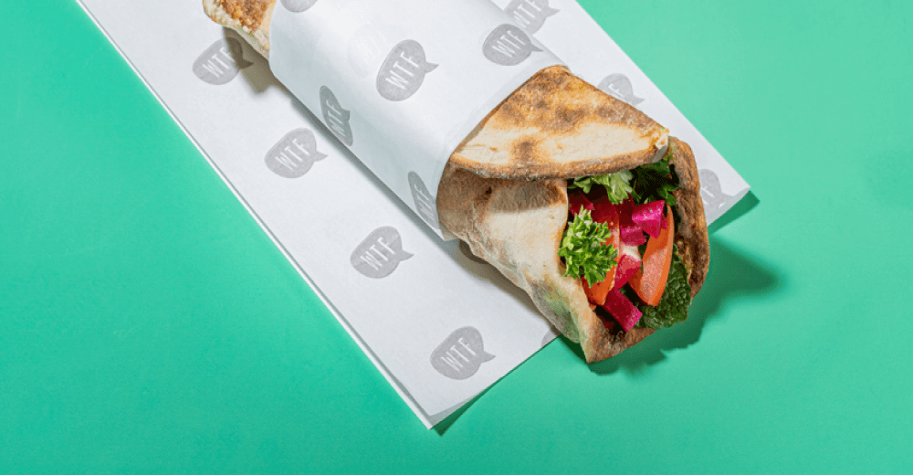 BAKED FALAFEL WRAP